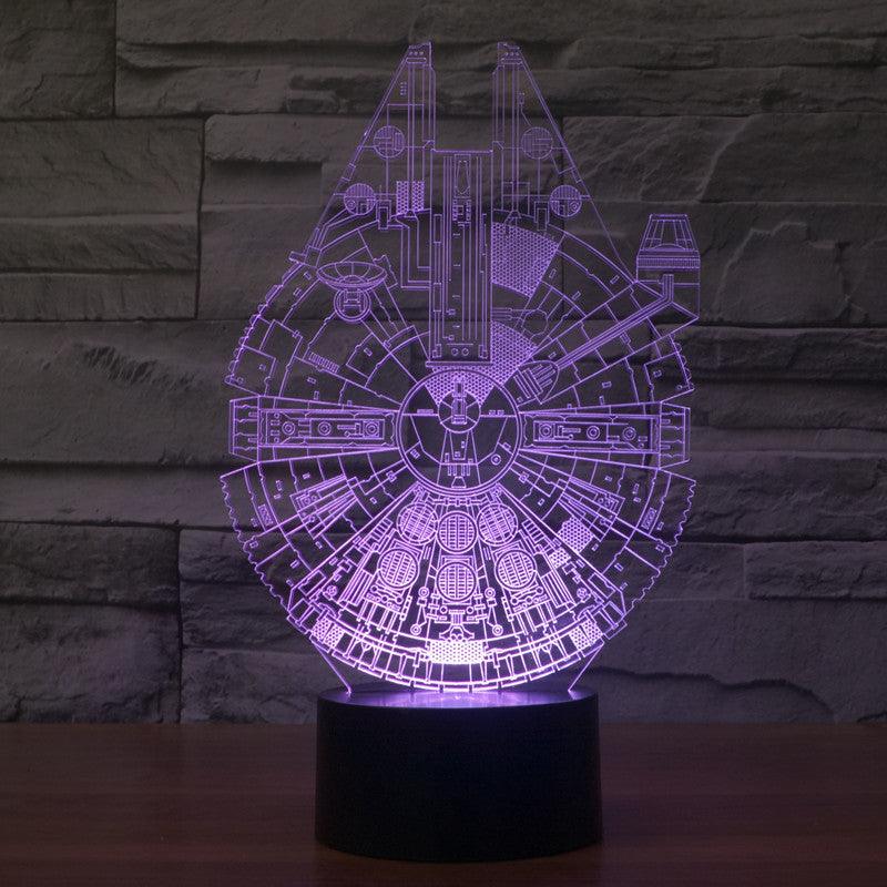Millennium Falcon Optical Lamp-3D Optical Lamp