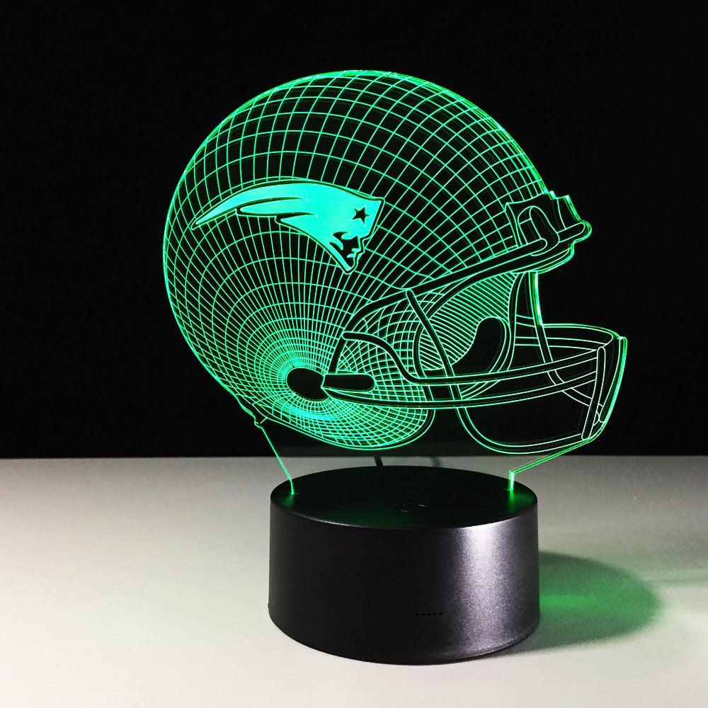 New England Patriots Lamp-3D Optical Lamp