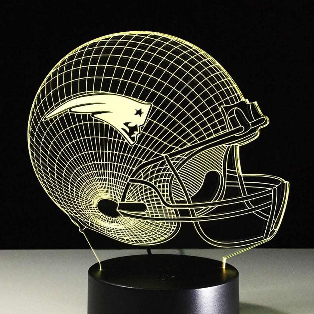 New England Patriots Lamp-3D Optical Lamp