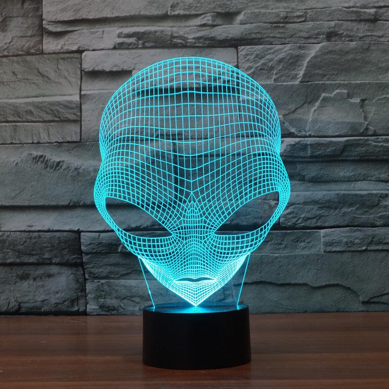 Martian Head Illusion Lamp-3D Optical Lamp