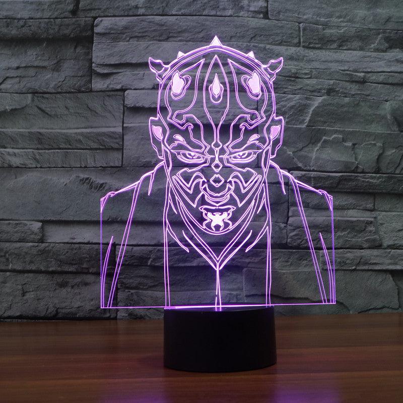 Darth Maul Display Lamp-3D Optical Lamp