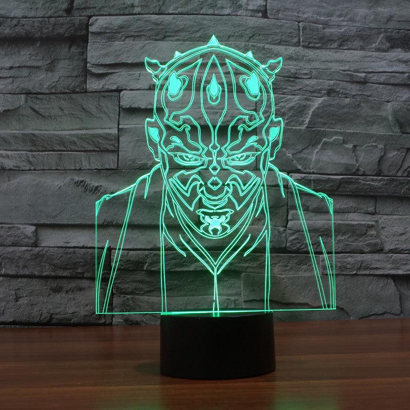 Darth Maul Display Lamp-3D Optical Lamp