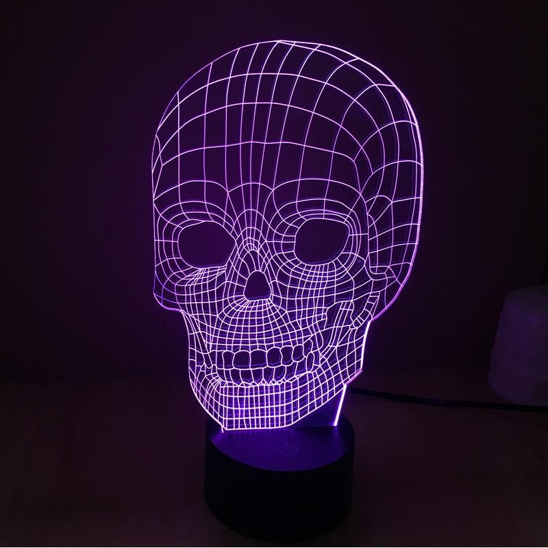 Realistic Skull Optical Lamp-3D Optical Lamp