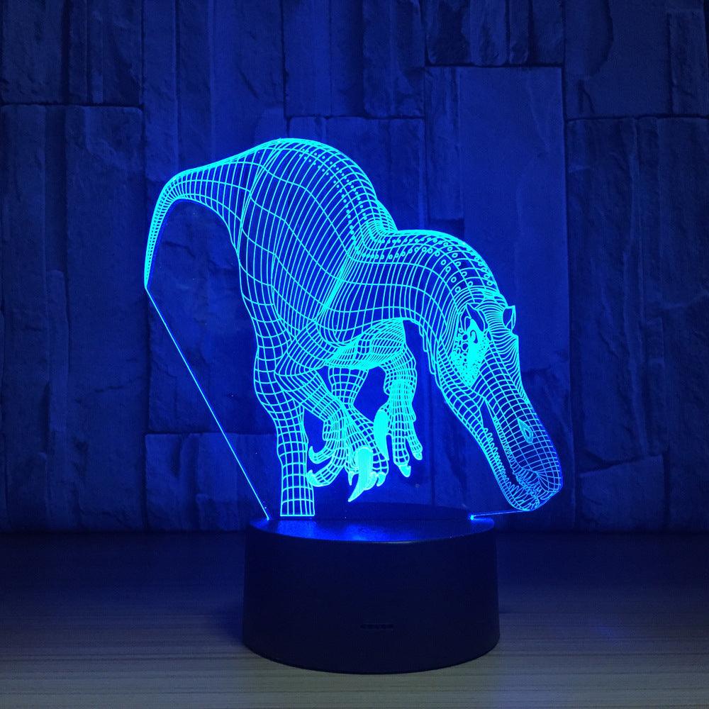 Tyrannosaurus Rex 3D Optical Illusion Lamp - 3D Optical Lamp