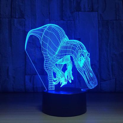 Tyrannosaurus Rex 3D Optical Illusion Lamp - 3D Optical Lamp