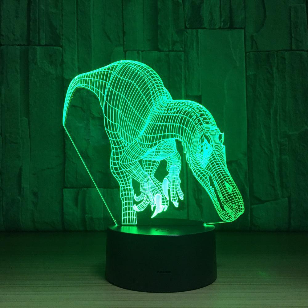 Tyrannosaurus Rex 3D Optical Illusion Lamp - 3D Optical Lamp