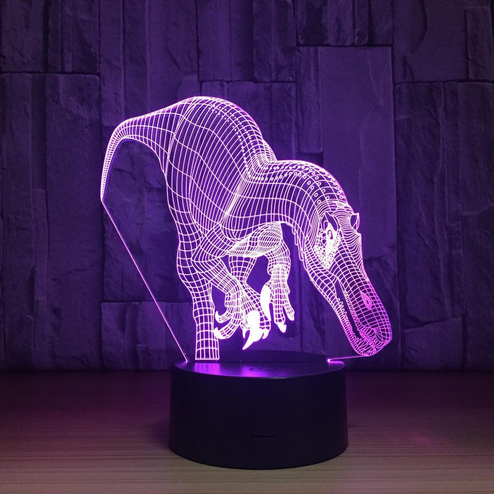 Tyrannosaurus Rex 3D Optical Illusion Lamp - 3D Optical Lamp