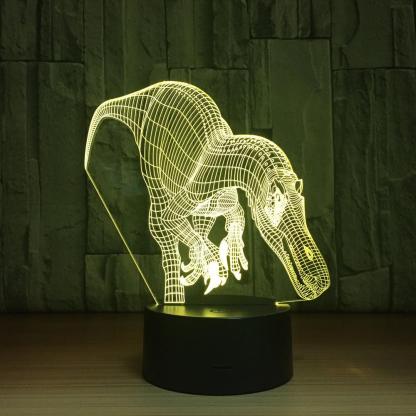 Tyrannosaurus Rex 3D Optical Illusion Lamp - 3D Optical Lamp