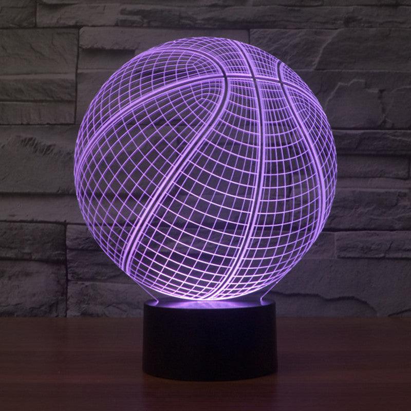 Realistic Basketball Optical Lamp-3D Optical Lamp