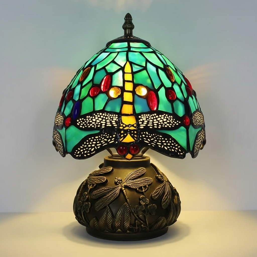 Vintage Rose Desk Reading Lamp