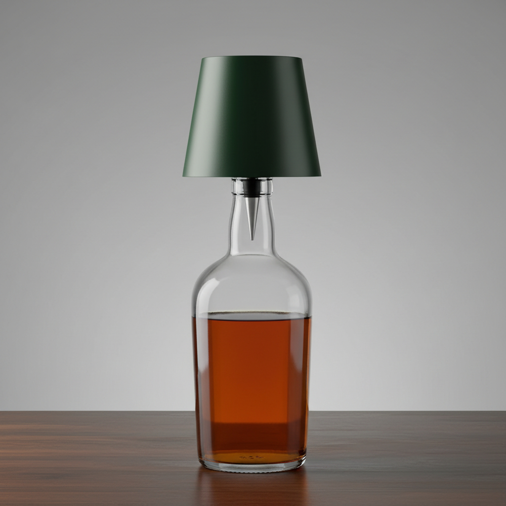 Wireless Bottle Lamp Shade Portable LED Wine Bottle Lamp with Stopper