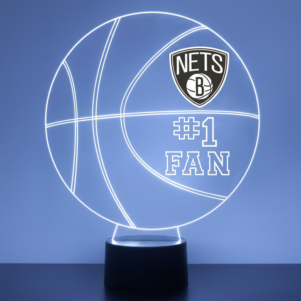 Custom Las Vegas Golden Knights Themed LED 3D Lamp