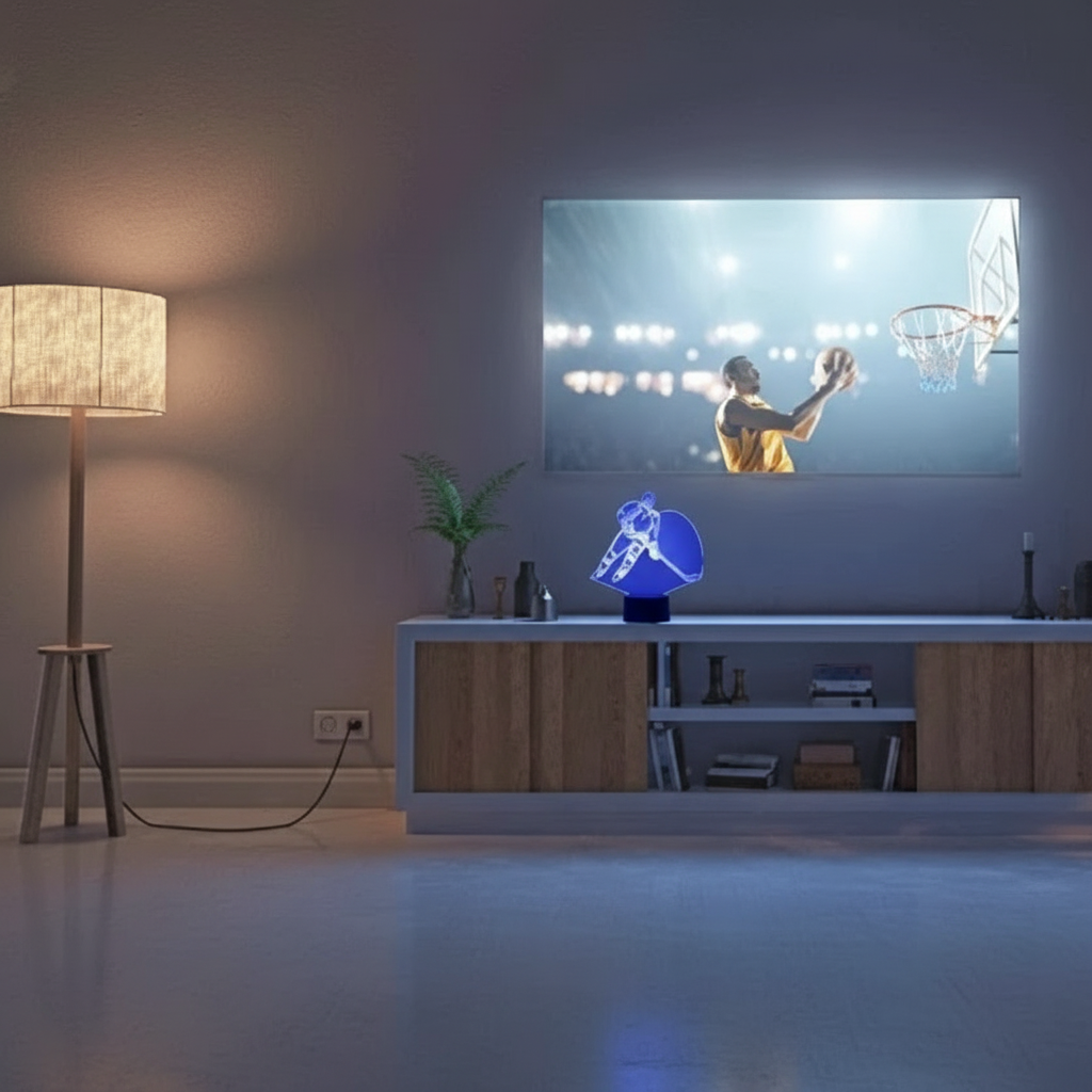 Vegas Golden Knights Goalie Themed Personalized LED Lamp