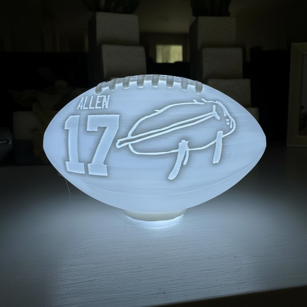 Buffalo Bills Football Custom Showcase Lamp