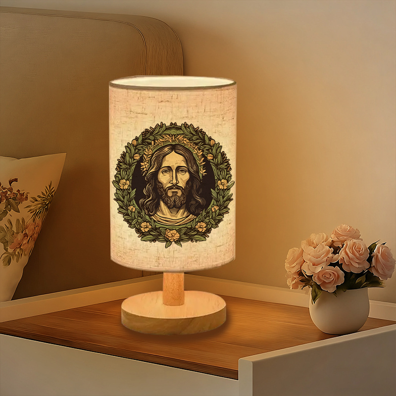 Modern USB-powered Linen Lamp with a Unique Design48