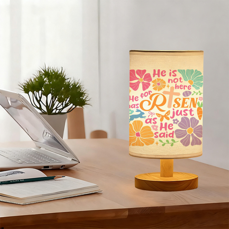 A Modern USB Powered Linen Lamp