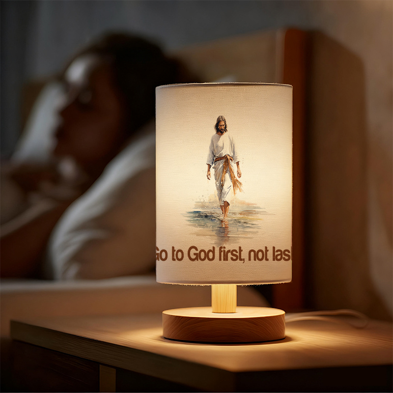 Modern USB-powered Linen Lamp with a Unique Design