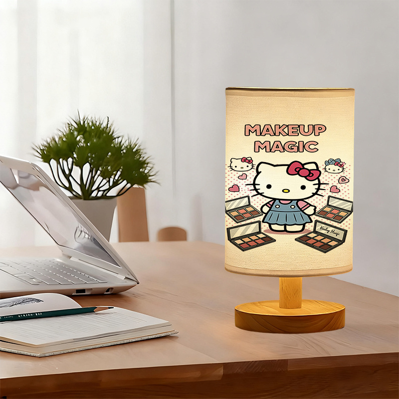 USB-powered linen  Sanrio patterns lamp