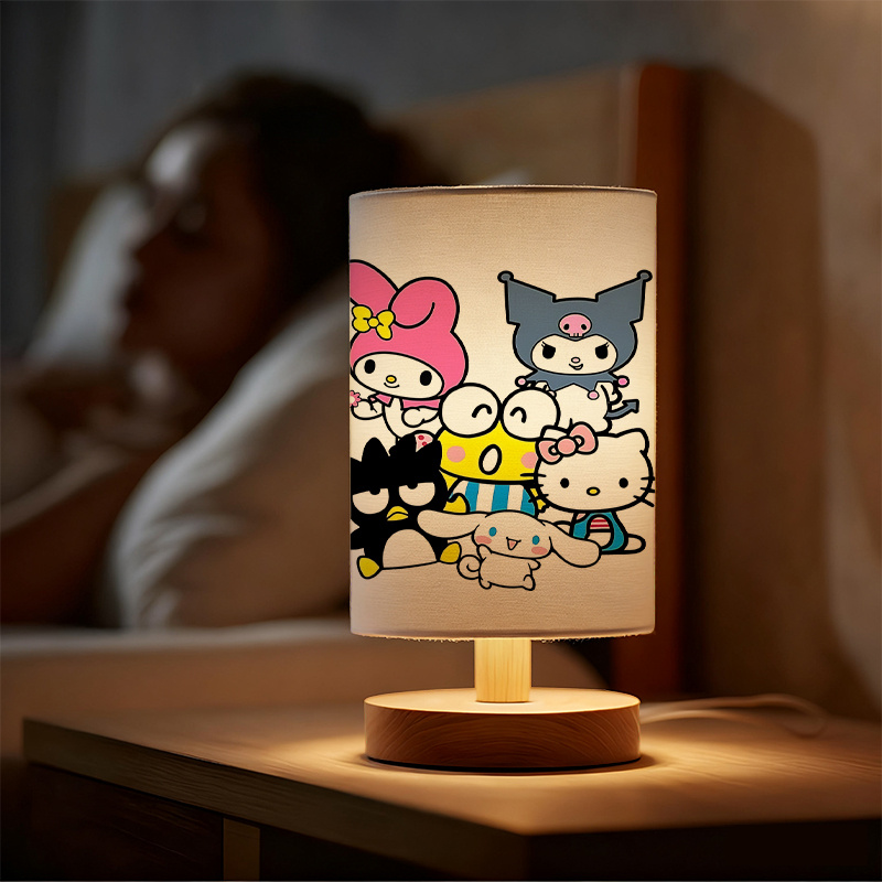 Hello Kitty USB Powered Modern Linen Lamp
