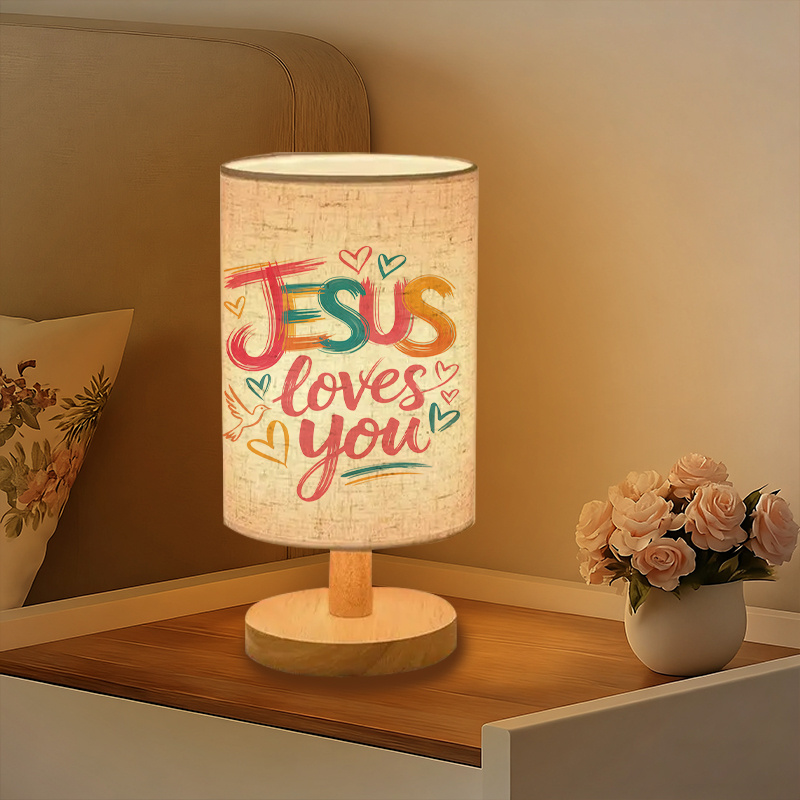 USB Powered Table Lamp with Bulb USB Plug in Bedside