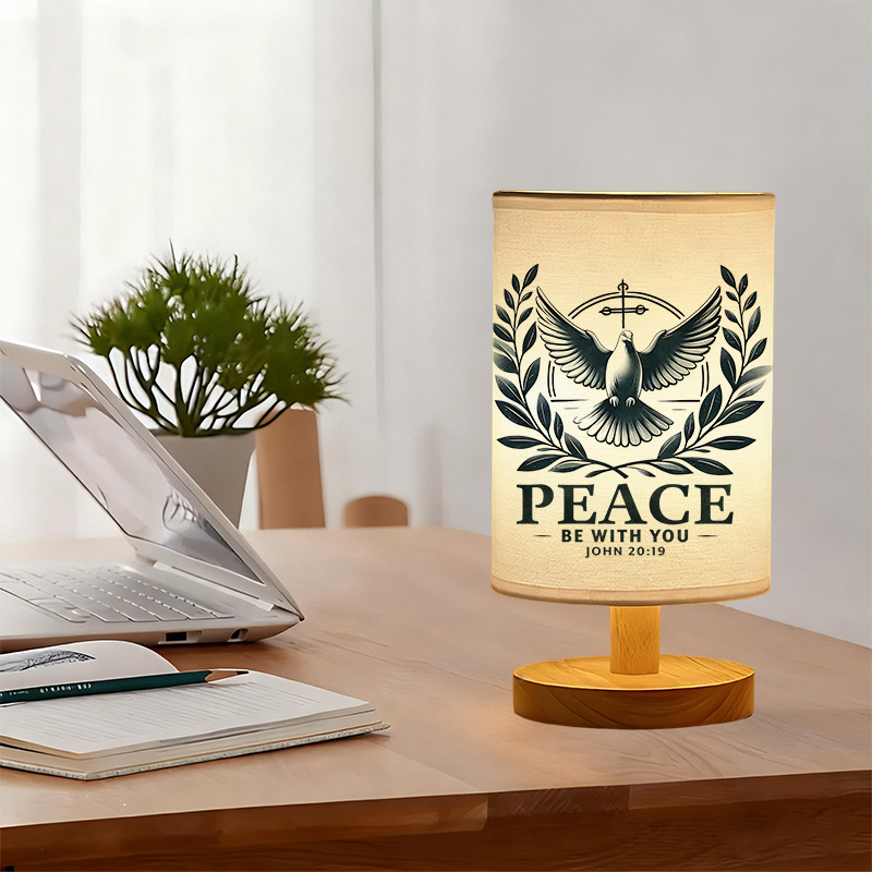 Modern USB-powered Linen Lamp with a Unique Design32