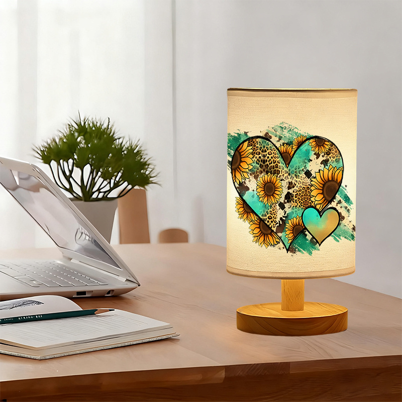 Modern USB-powered Linen Lamp with a Unique Design and Exquisite Patterns
