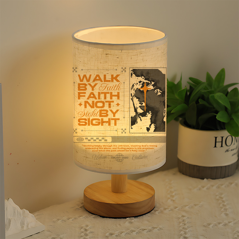 Modern USB-powered Linen Lamp with a Unique Design27