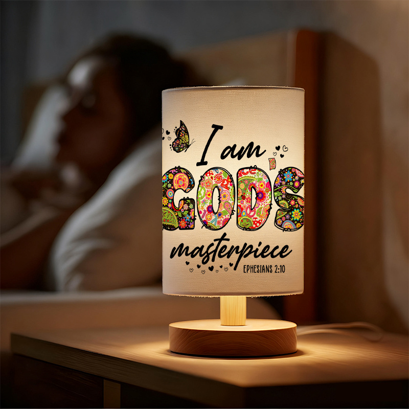 Modern USB-powered Linen Lamp with a Unique Design and Exquisite Patterns
