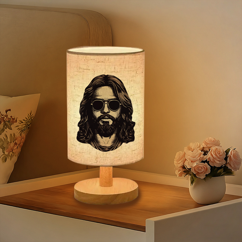 Modern USB-Powered Linen Lamp with Unique Design and Exquisite Pattern