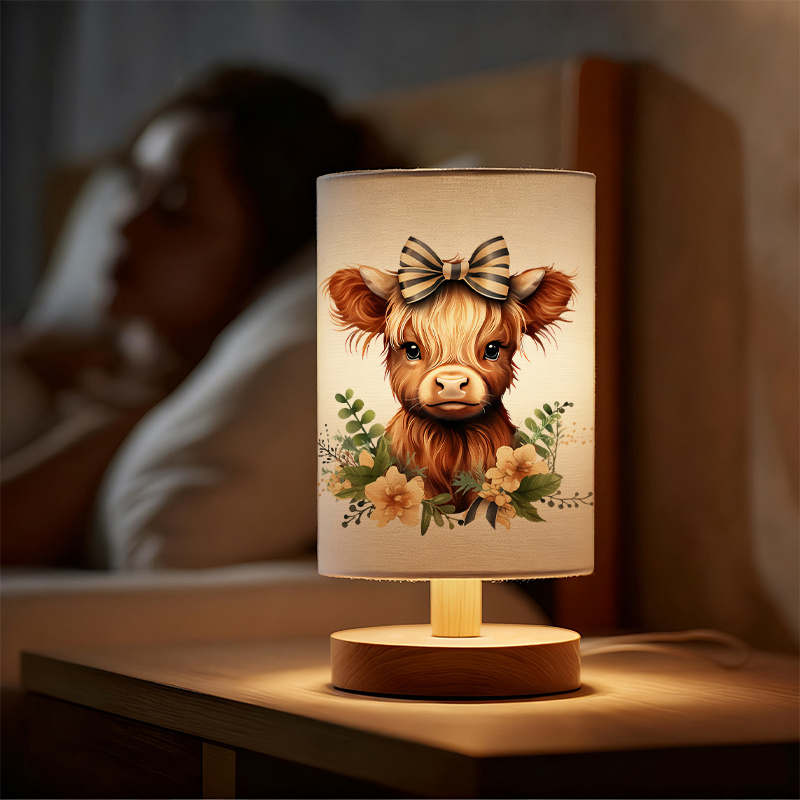 USB Powered Linen Lamp With A Unique Design And Exquisite Patterns