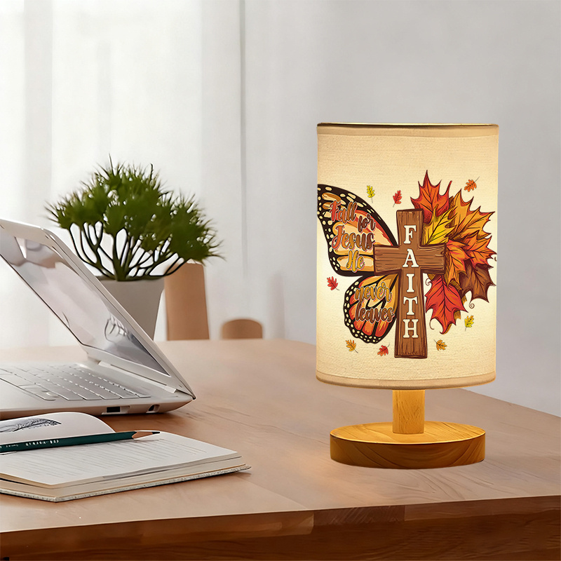 Modern USB-powered Linen Lamp with a Unique Design and Exquisite Pattern