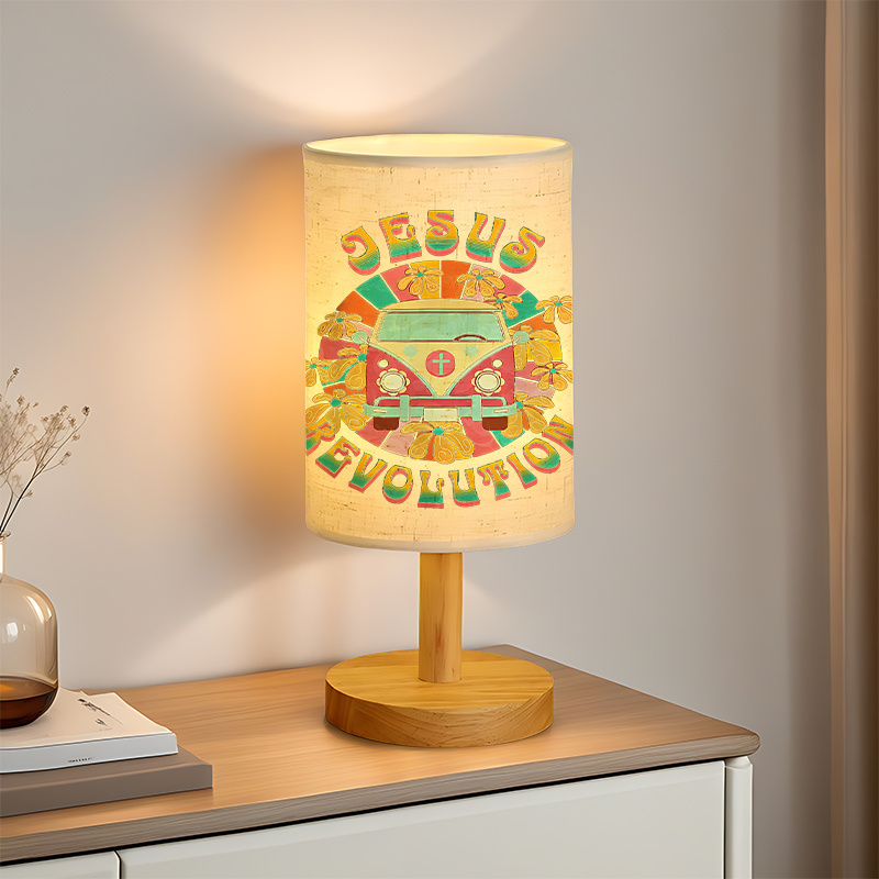 Modern USB-powered Linen Lamp with a Unique Design9