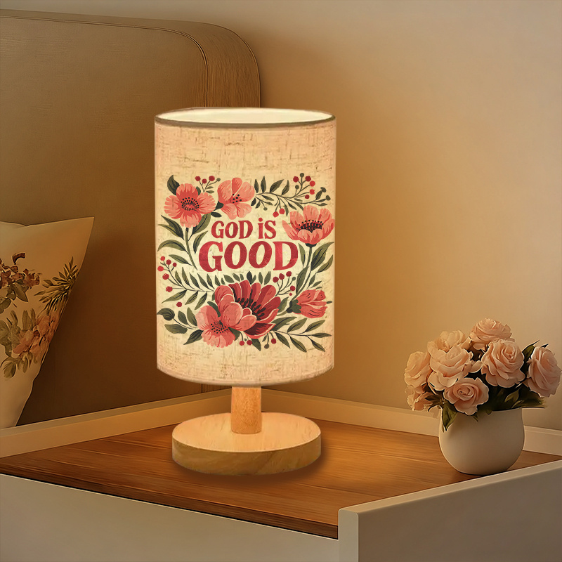 A Modern USB-powered Linen Lamp with a Unique Design and Exquisite Patterns