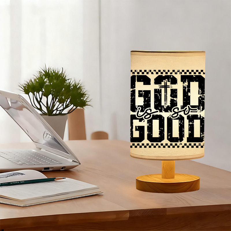 Modern USB-powered Linen Lamp with a Unique Design and Exquisite Patterns