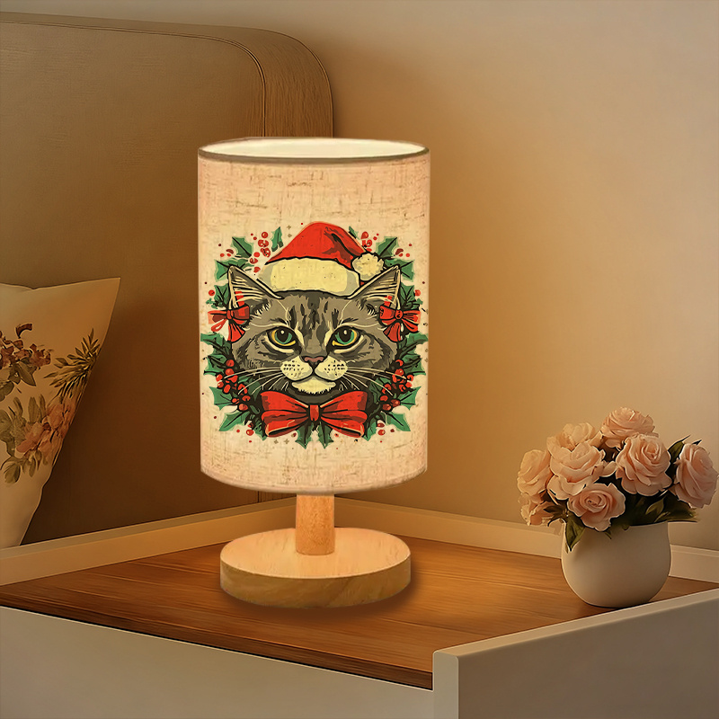 Perfect For Bedside Decoration USB-powered Linen Table Lamp