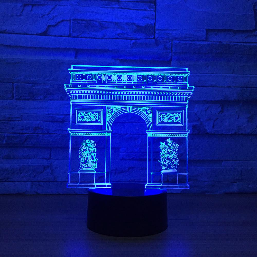 Arc De Triomphe Lamp-3D Optical Lamp