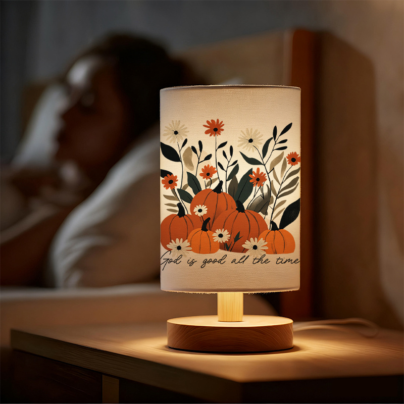 Modern USB-powered Linen Lamp with a Unique Design and Exquisite Pattern