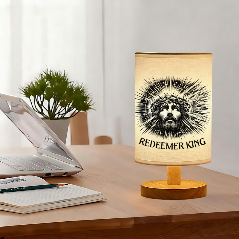 Modern USB-powered Linen Lamp with a Unique Design43