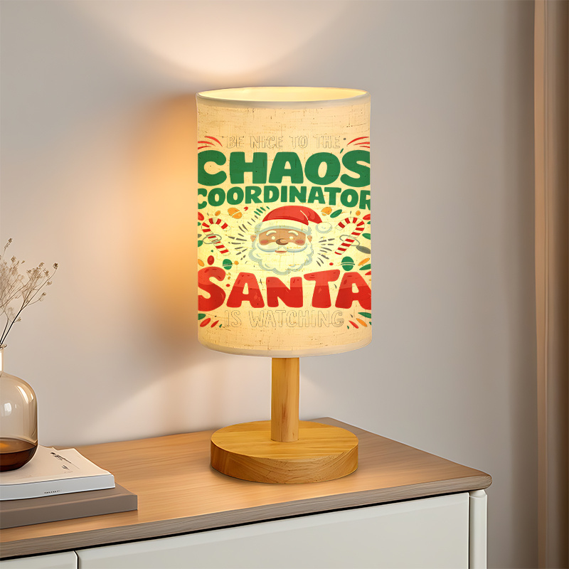 A Modern USB powered Linen Lamp with Unique Design and Exquisite Patterns