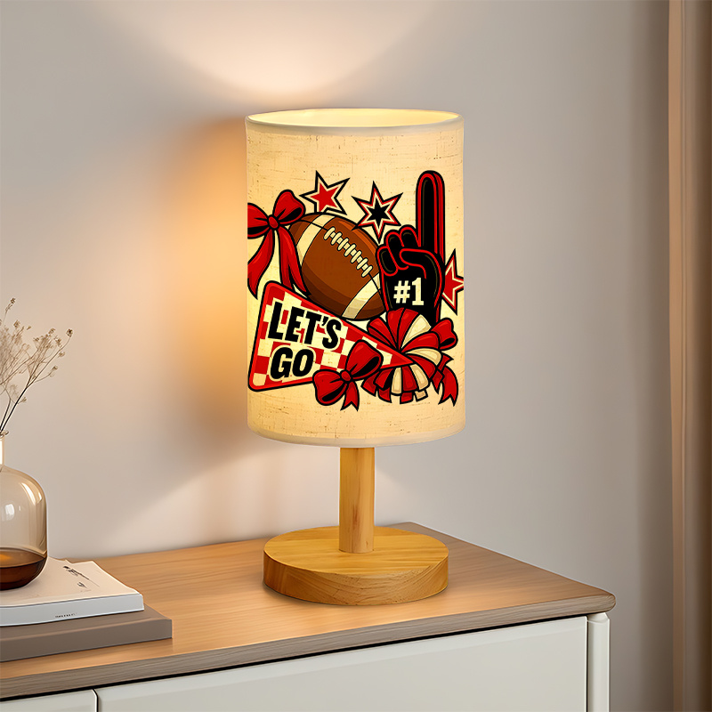 Lets Go USB Powered Linen Table Lamp