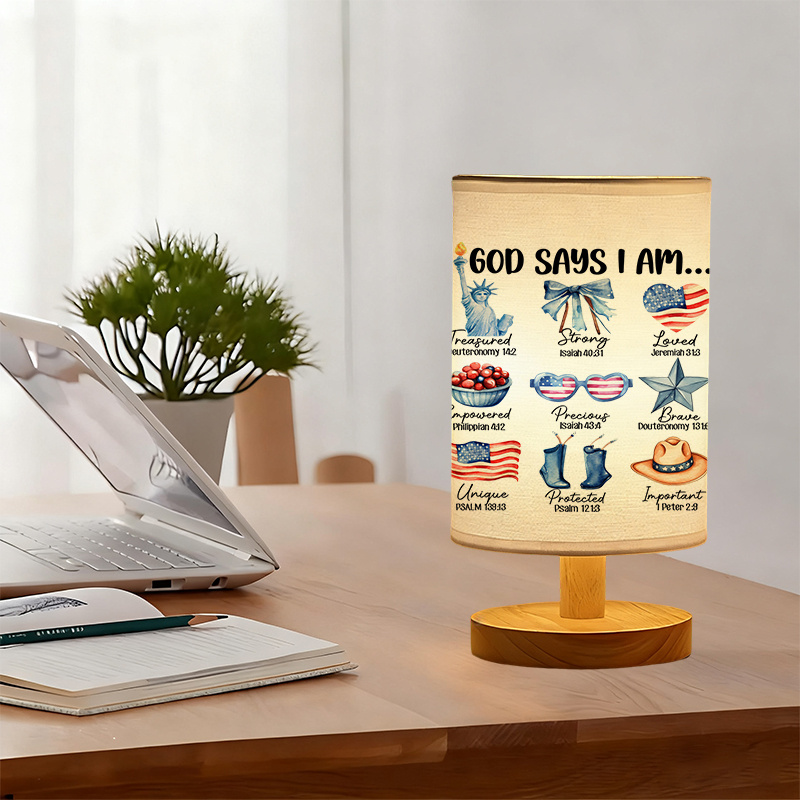 A Modern USB Powered Linen Lamp 