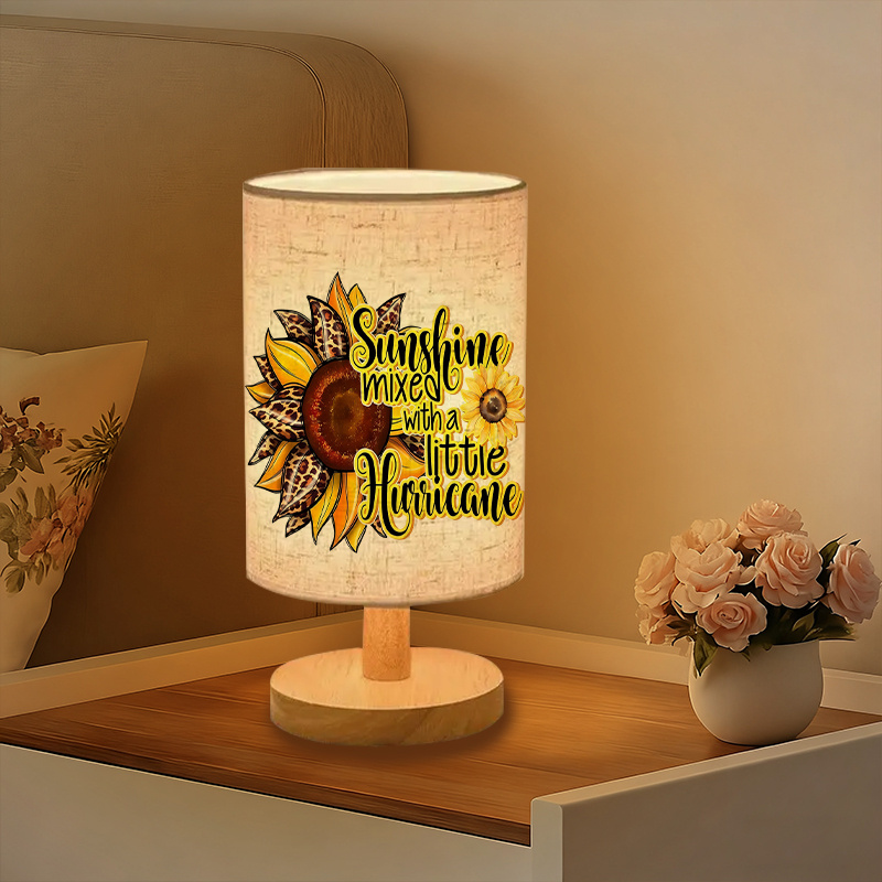 A Modern USB Powered Linen Lamp