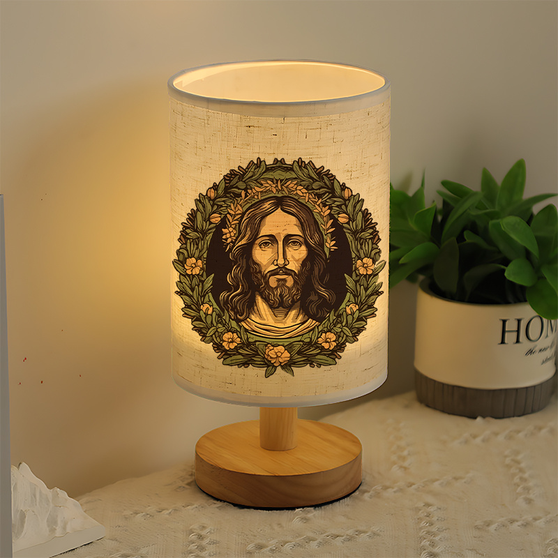 Modern USB-powered Linen Lamp with a Unique Design48