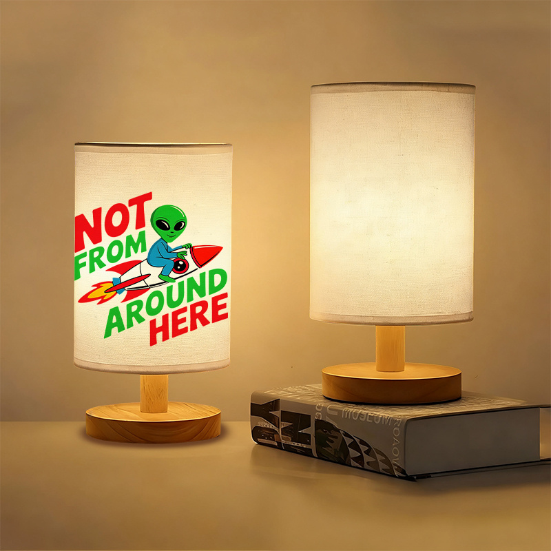 USB Powered Linen Table Lamp