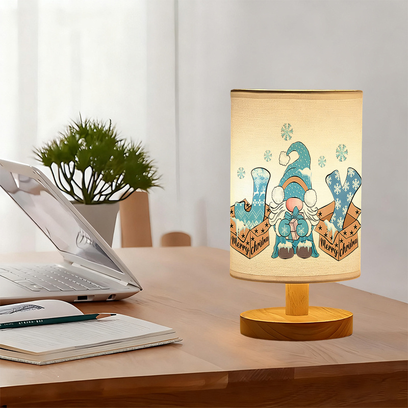 A Modern USB-powered Linen Lamp with a Unique Design and Exquisite Patterns