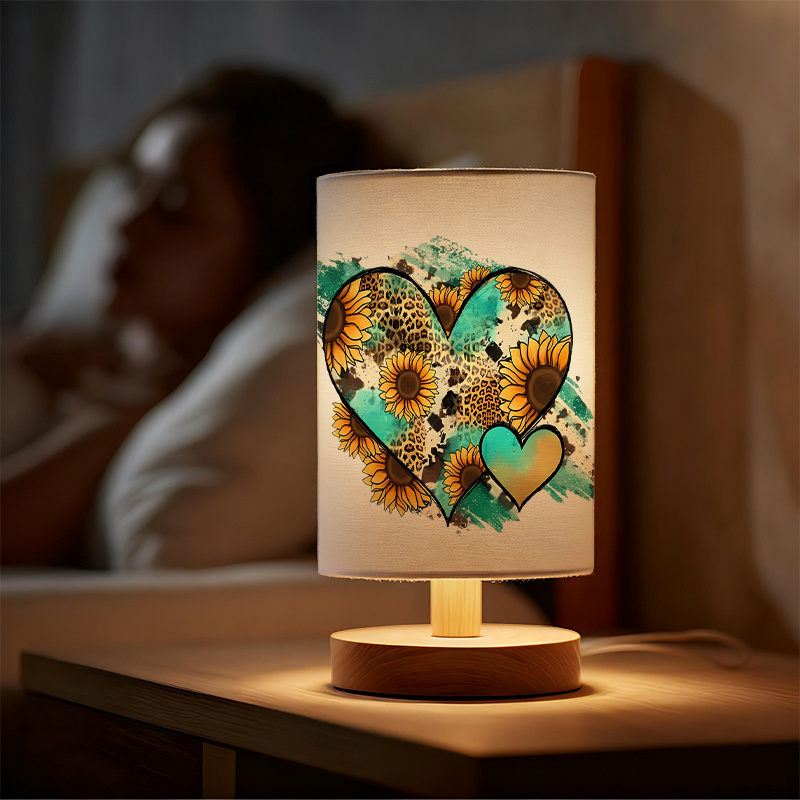 Modern USB-powered Linen Lamp with a Unique Design and Exquisite Patterns