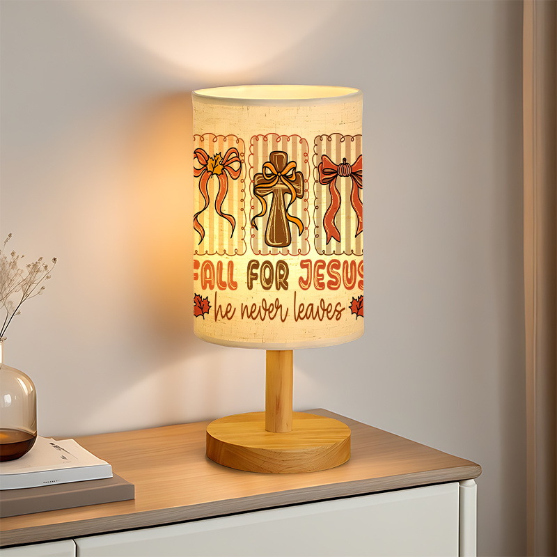 Suitable as a Bedside Decoration USB-powered Linen Lamp