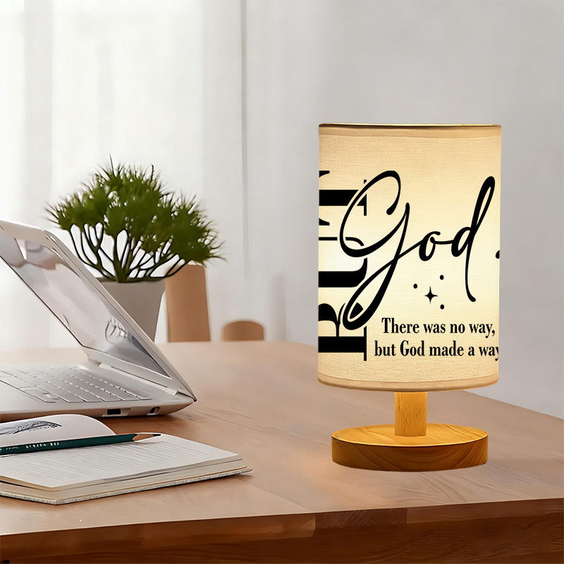 Modern USB-powered Linen Lamp with a Unique Design and Exquisite Patterns.