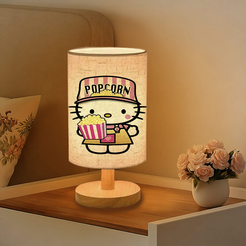 A modern USB powered linen lamp with a creative design and patterns