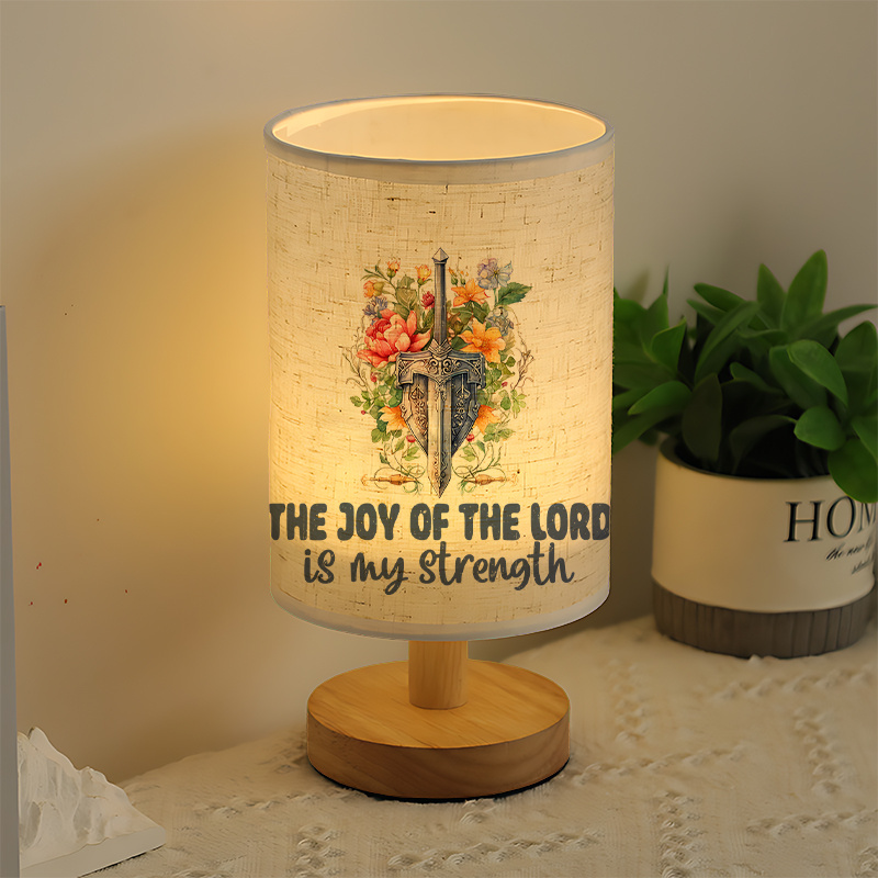 A Modern USB powered Linen Lamp with a Unique Design and Exquisite Patterns